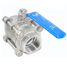 Made in China mini ball valve 3pc ss316l sfc,Screw Thread Ends 1000 Wog Full Bore Stainless Steel 3pc clamped Ball Valve